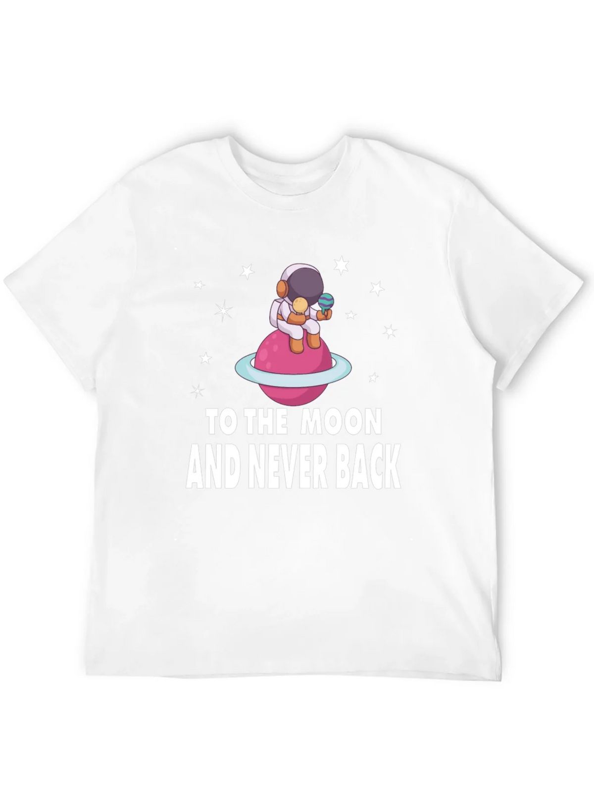 To the Moon Astronaut Black T-Shirt product image 11
