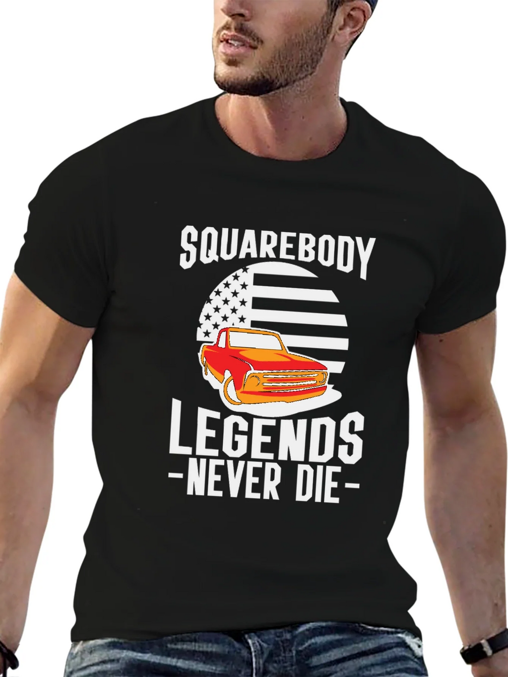Squarebody Legends Never Die T-Shirt product image 6