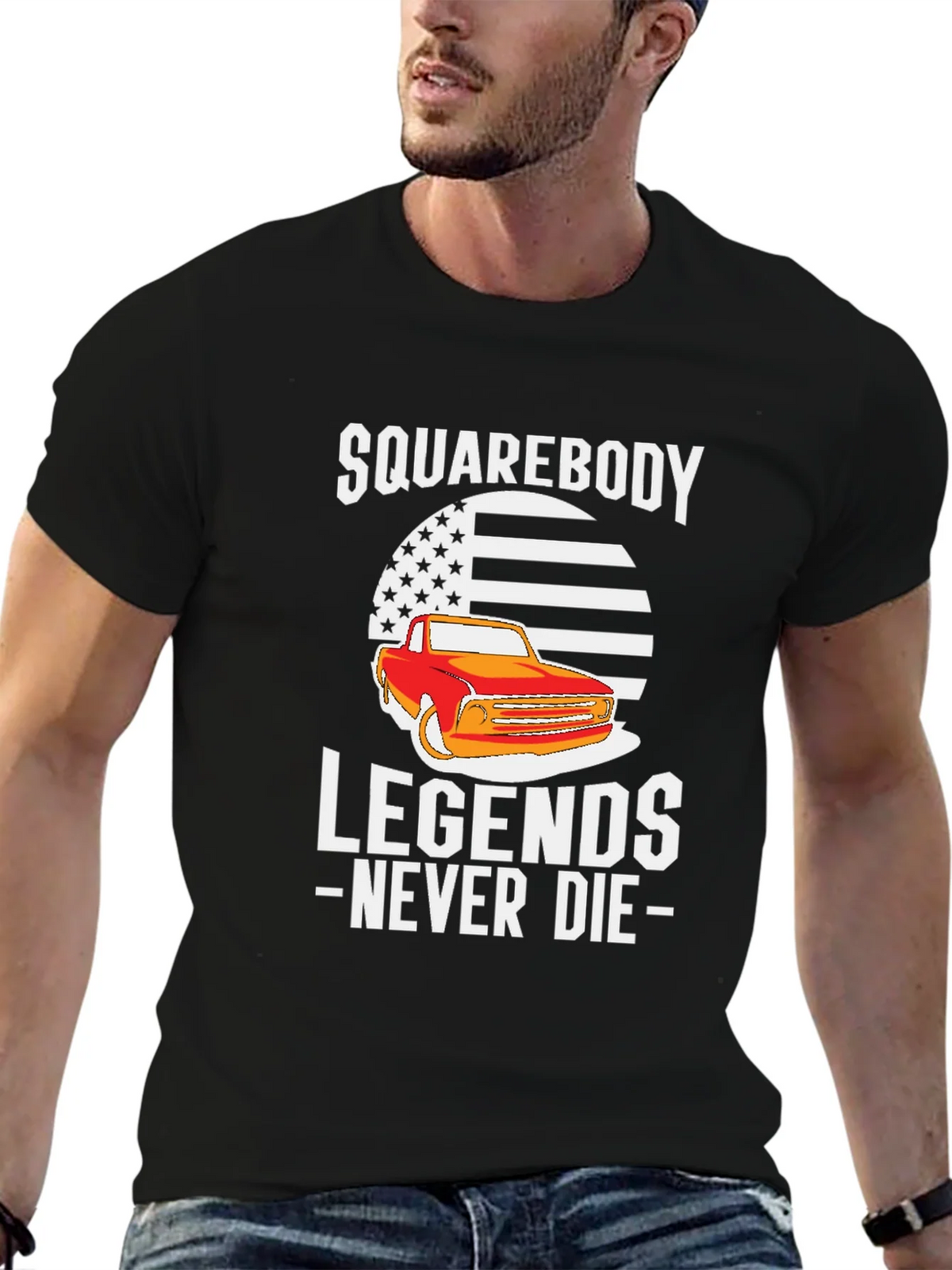 Squarebody Legends Never Die T-Shirt product image 6