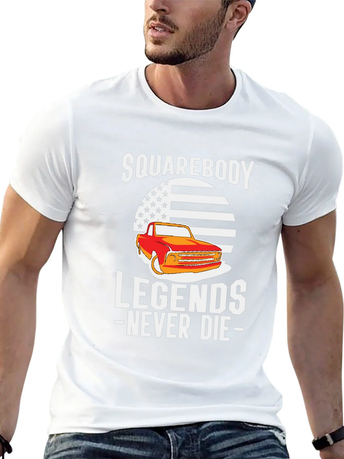 Squarebody Legends Never Die T-Shirt product image 12