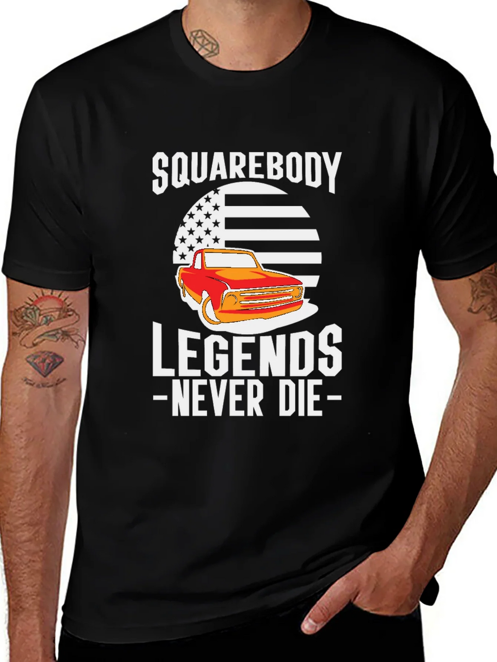 Squarebody Legends Never Die T-Shirt product image 1