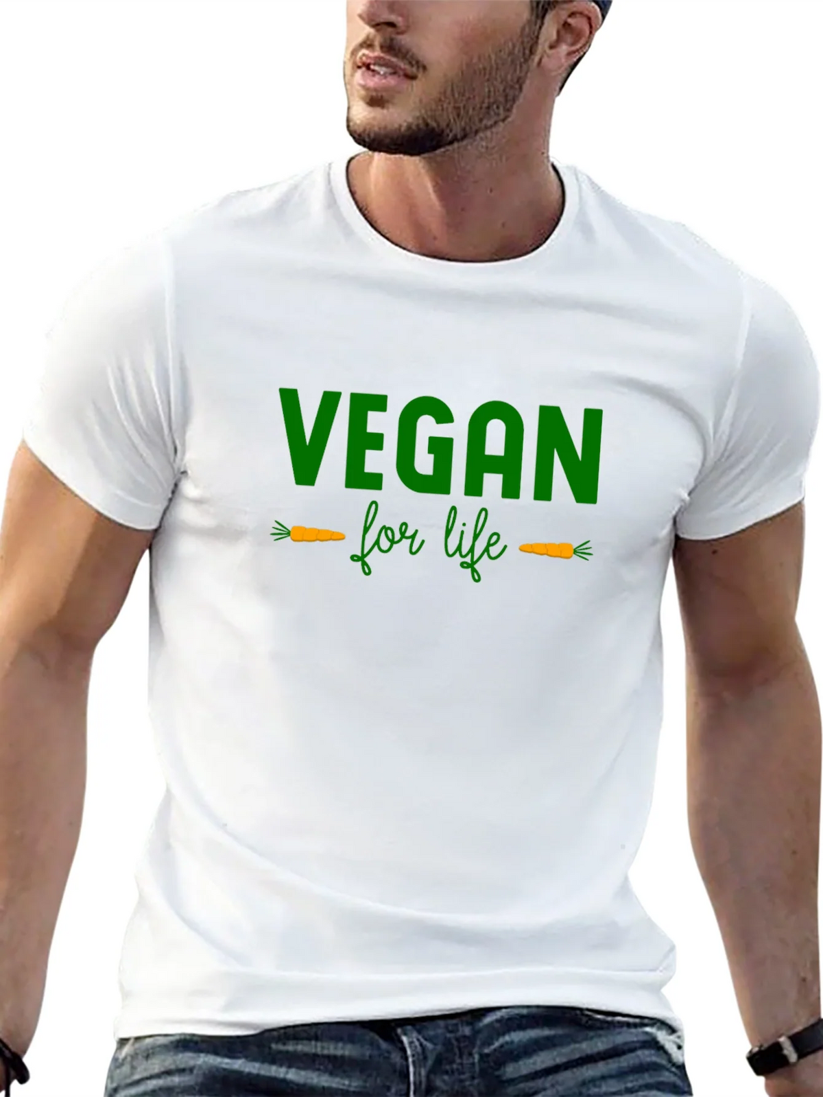 Vegan for Life Graphic Tee product image 10