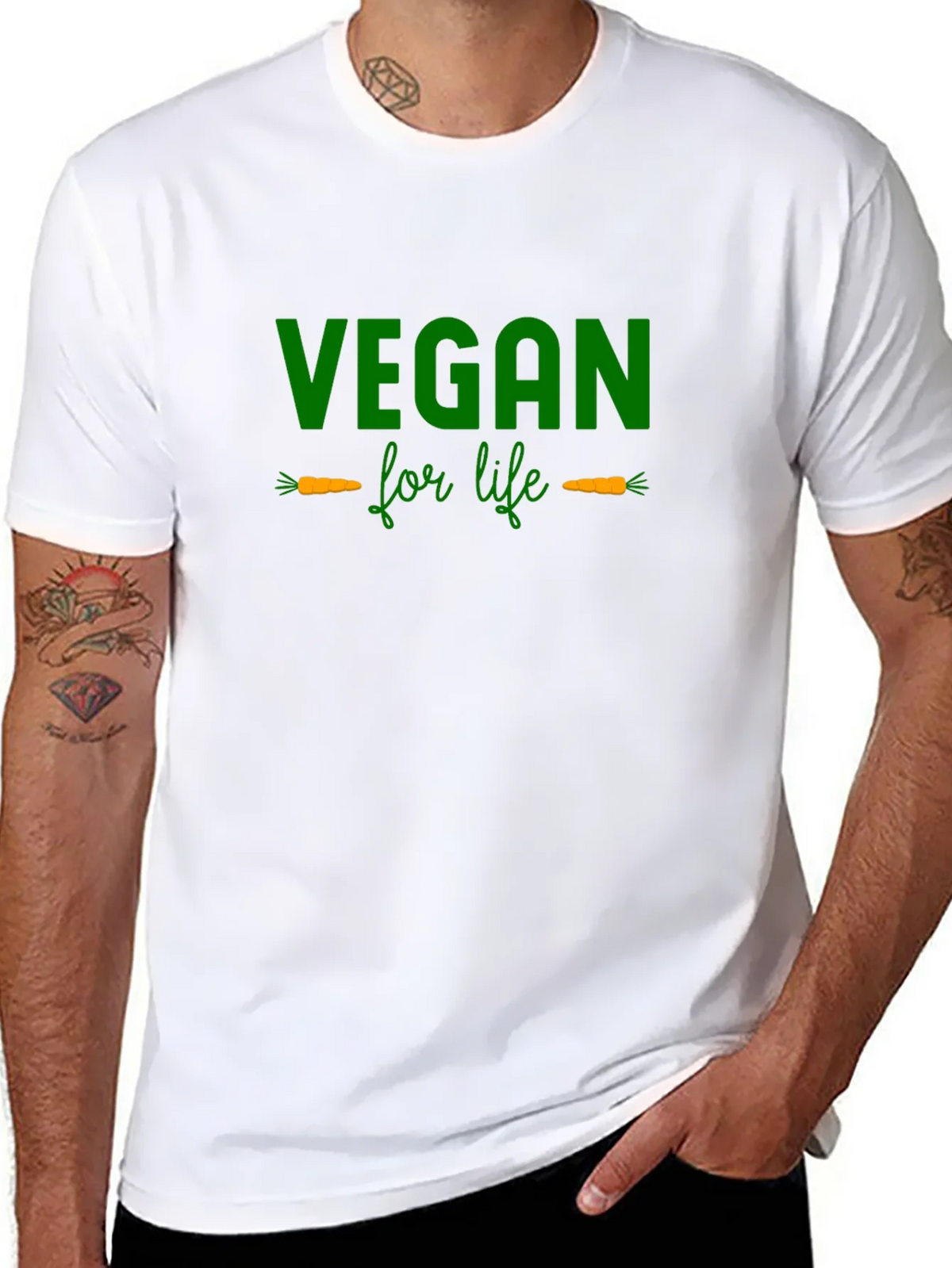 Vegan for Life Graphic Tee product image 5