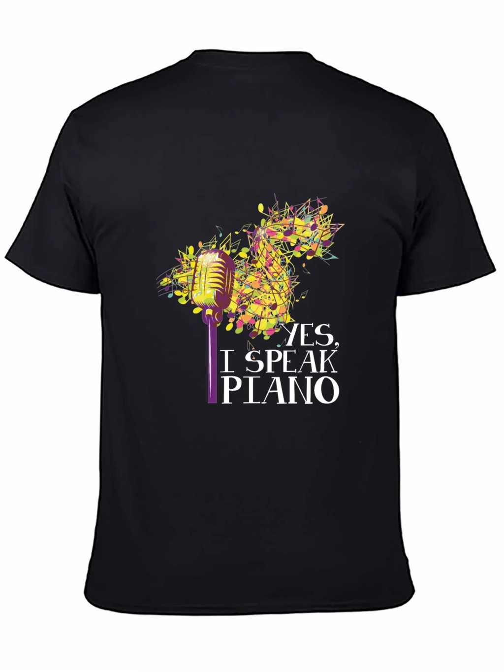 Yes I Speak Piano T-Shirt product image 4