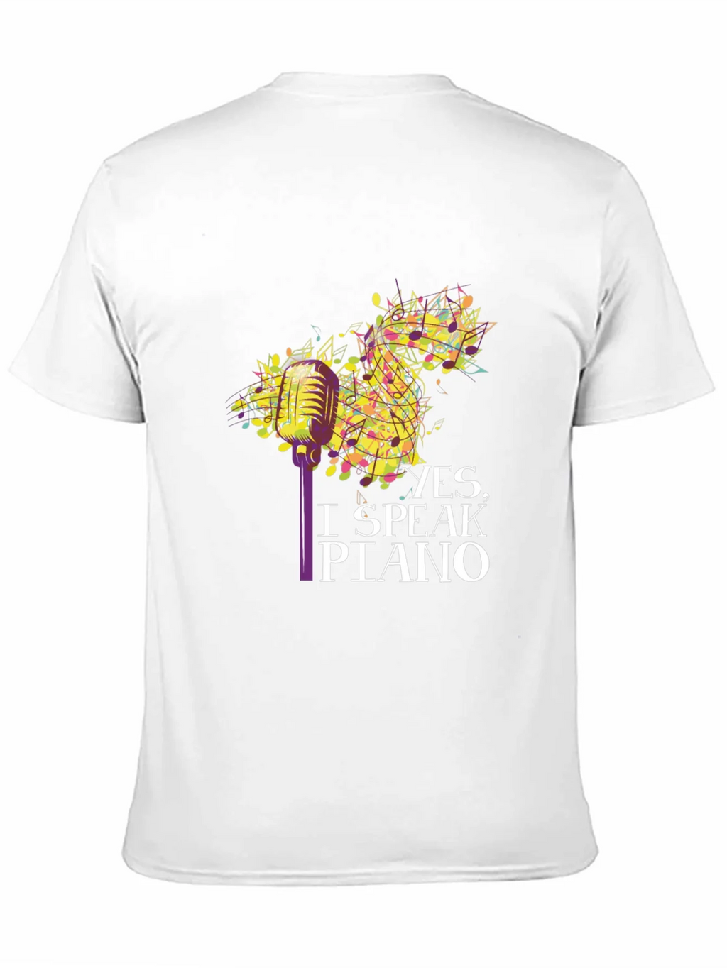 Yes I Speak Piano T-Shirt product image 10