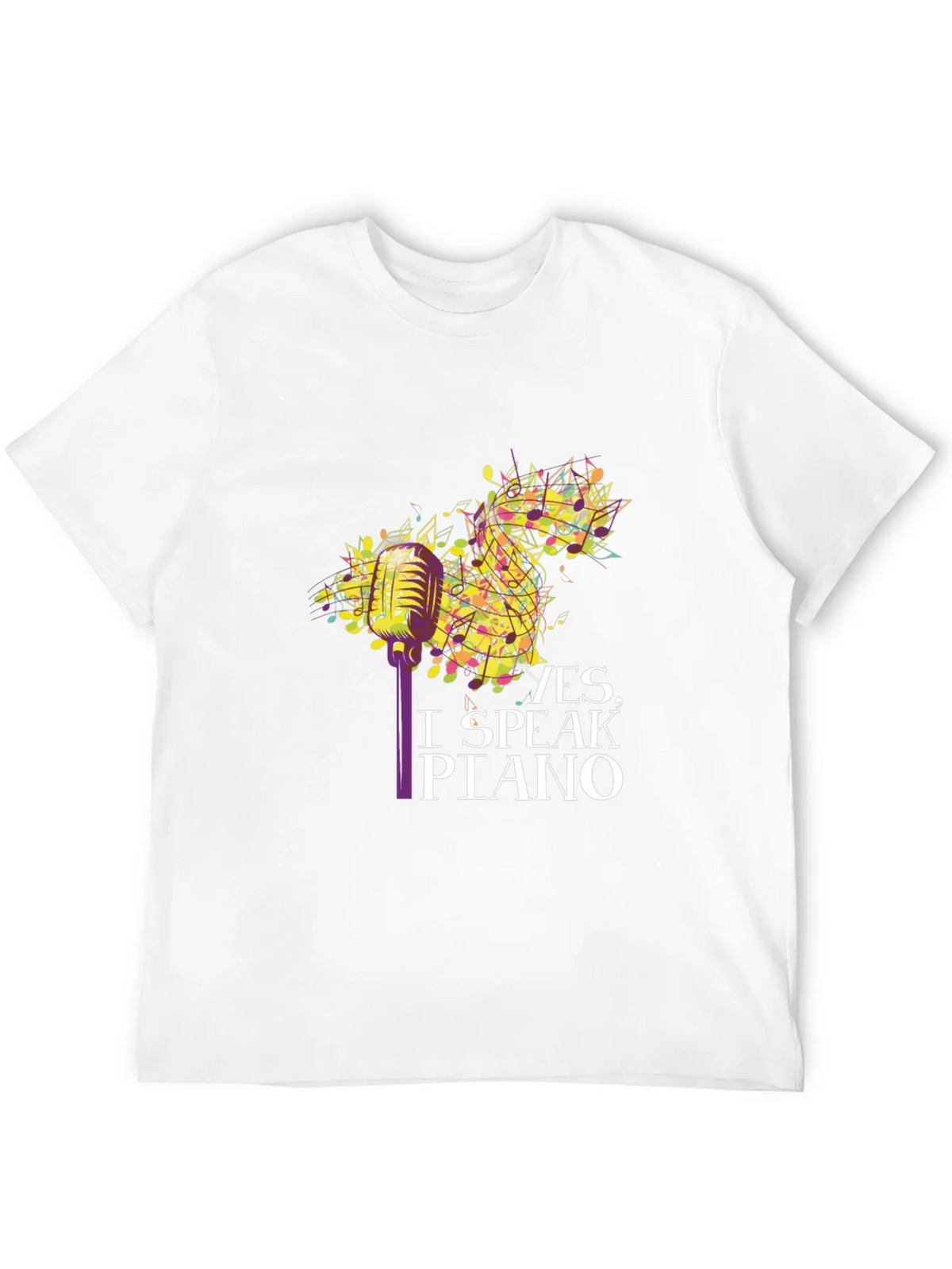 Yes I Speak Piano T-Shirt product image 11