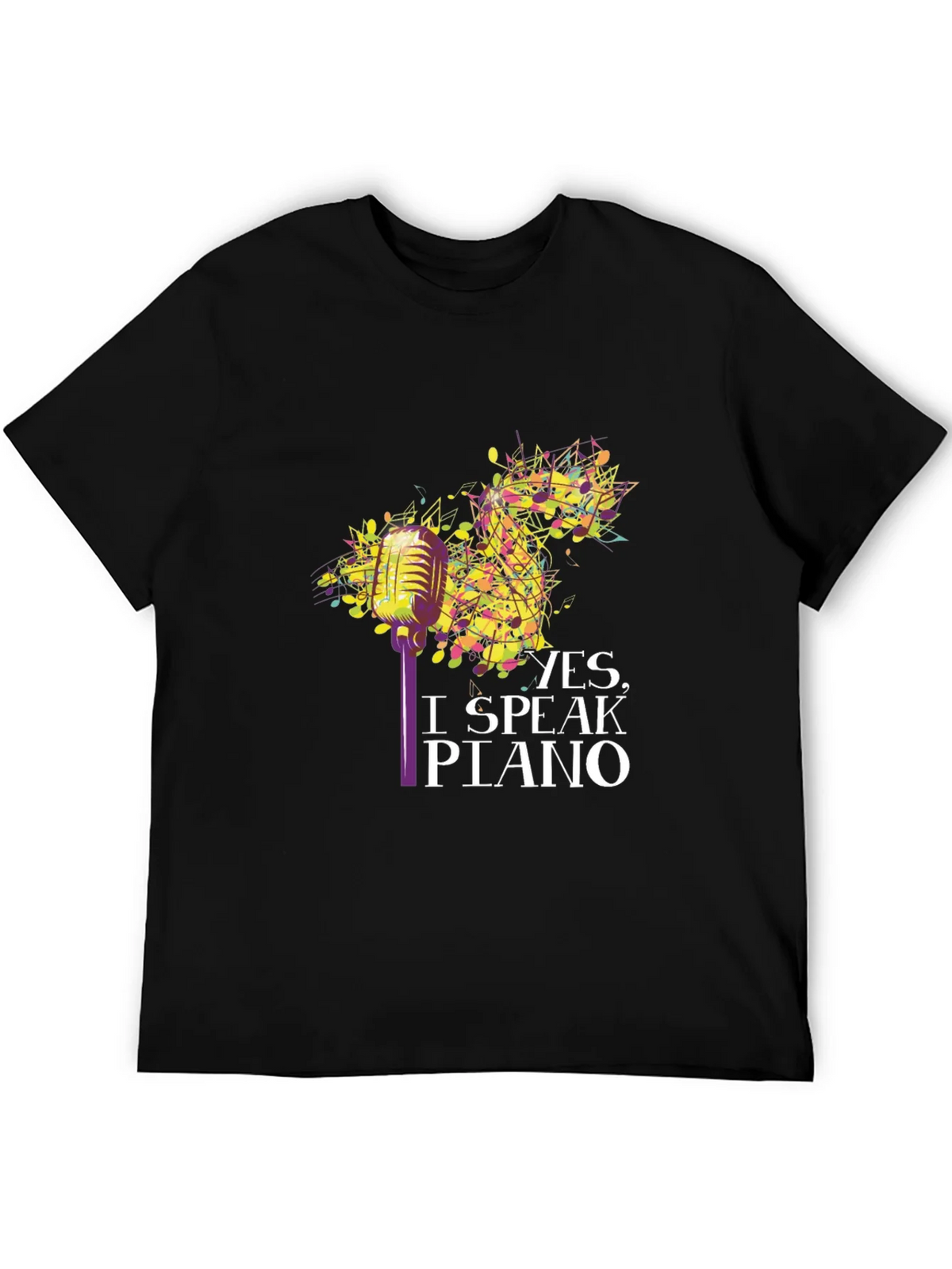 Yes I Speak Piano T-Shirt product image 5