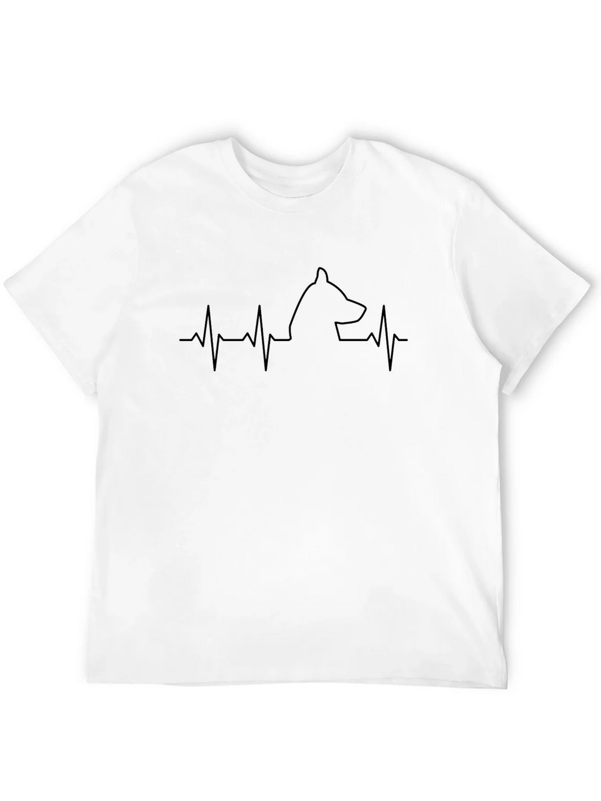 Dog Heartbeat T-Shirt - Mens Black Tee product image 11