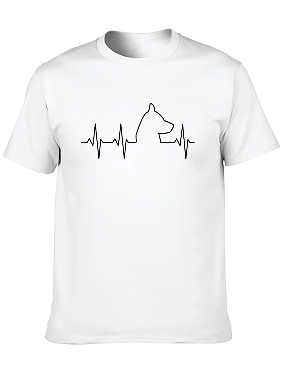 Dog Heartbeat T-Shirt - Mens Black Tee product image 9