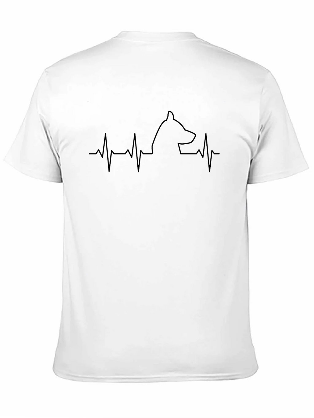 Dog Heartbeat T-Shirt - Mens Black Tee product image 10