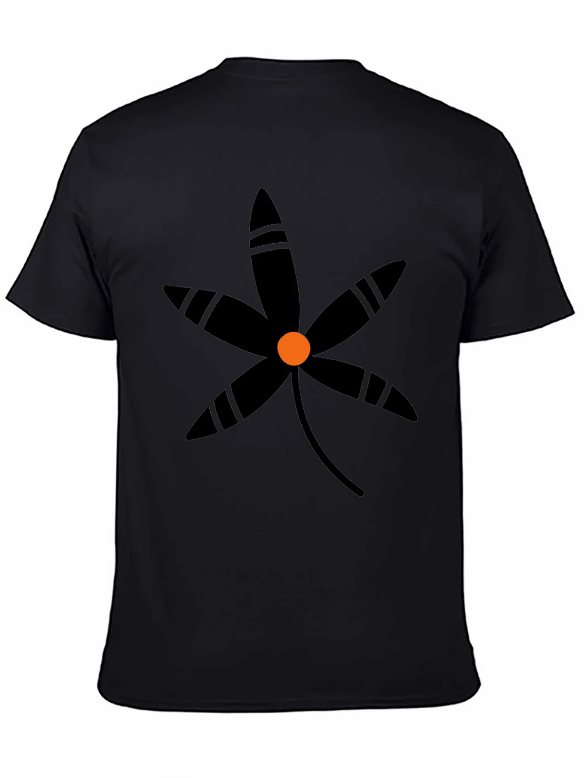 Black Floral Graphic T-Shirt - Stylish Casual Wear product image 4