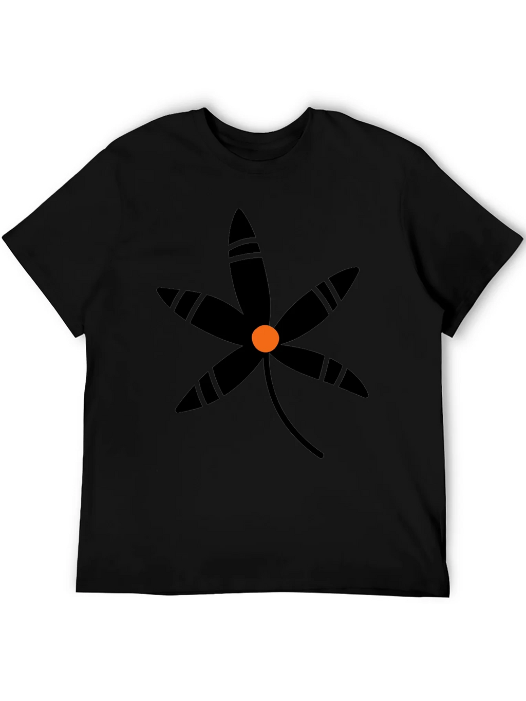 Black Floral Graphic T-Shirt - Stylish Casual Wear product image 5