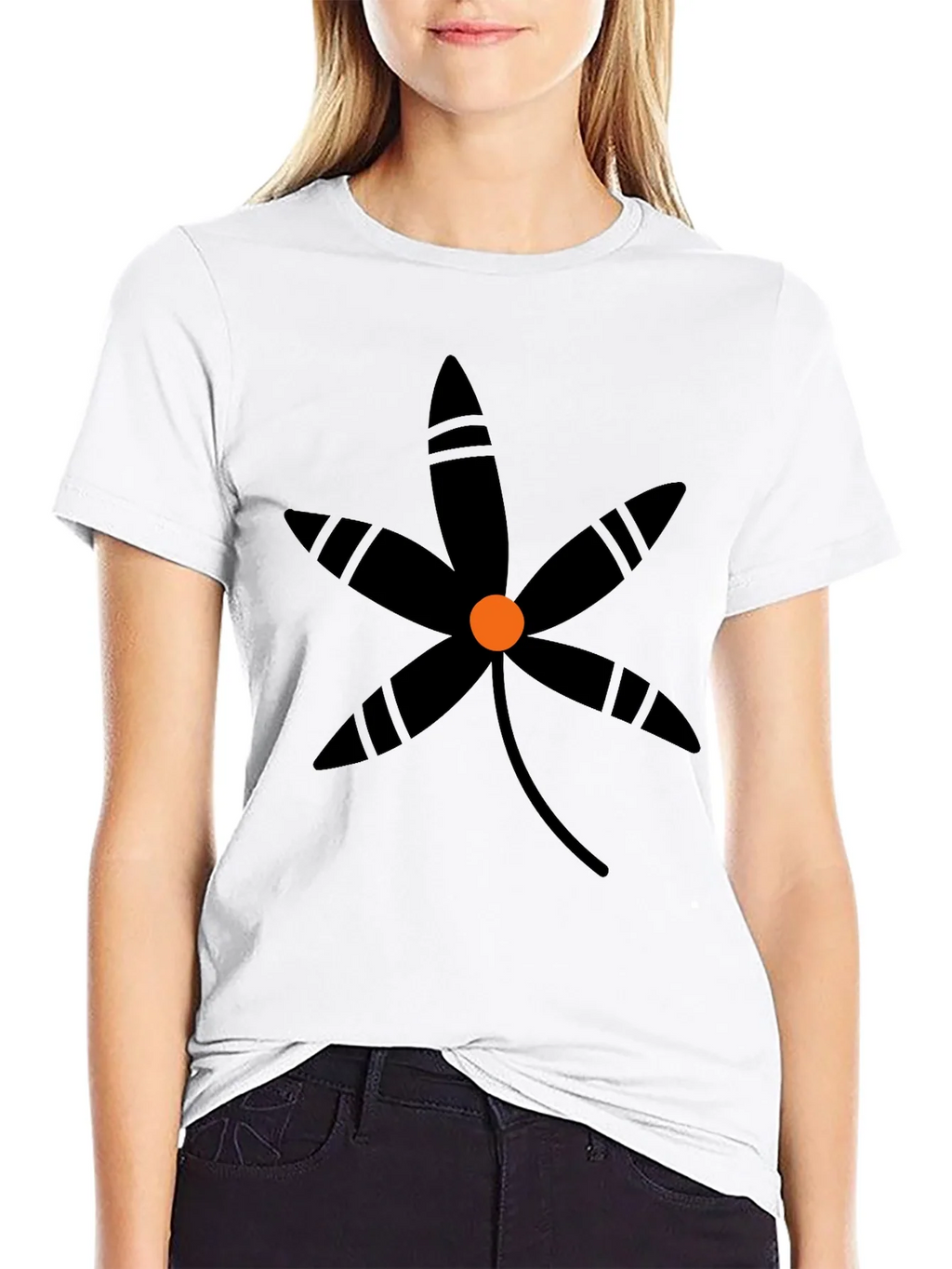 Black Floral Graphic T-Shirt - Stylish Casual Wear product image 8