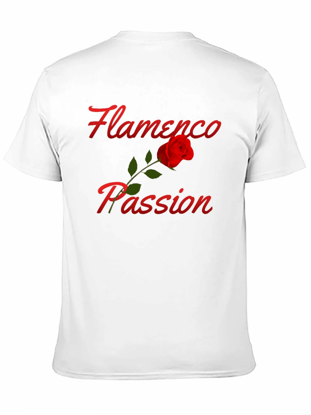 Flamenco Passion Rose T-Shirt - Stylish Graphic Tee product image 10