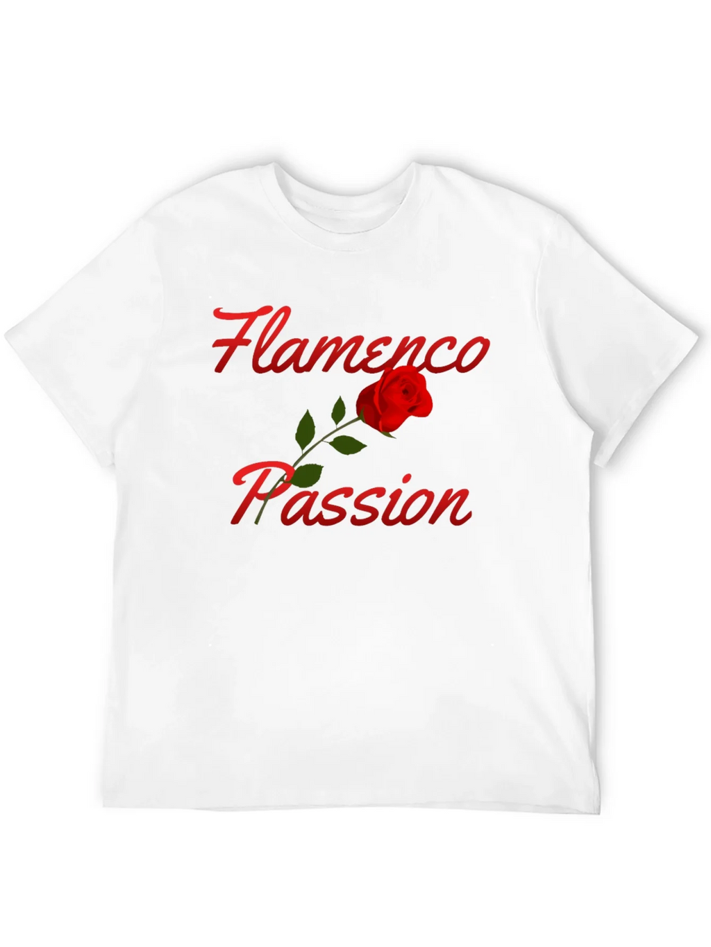 Flamenco Passion Rose T-Shirt - Stylish Graphic Tee product image 11
