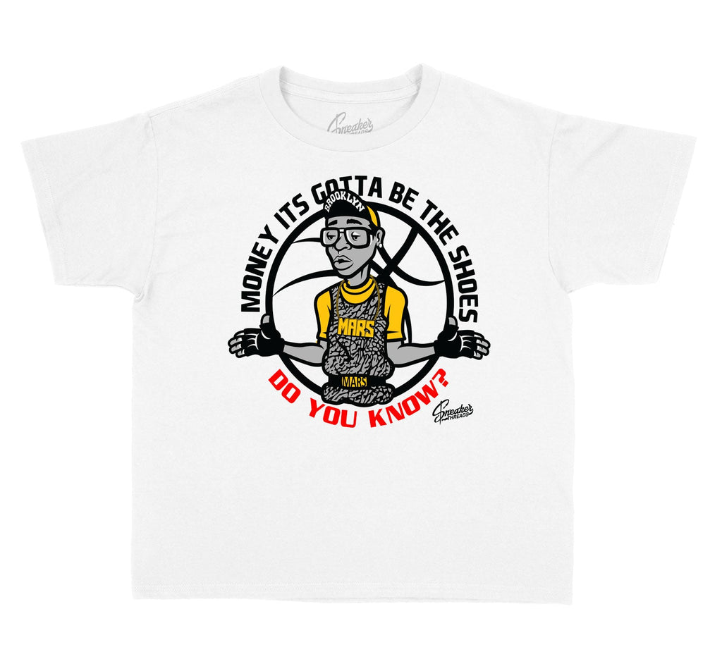 Kids- Cool Grey 3 Gotta Be Shoes Shirt