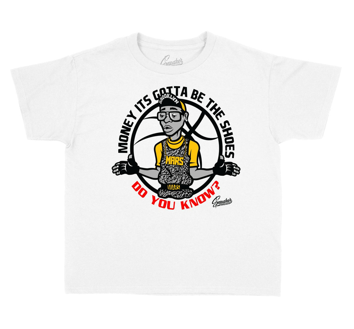 Kids- Cool Grey 3 Gotta Be Shoes Shirt