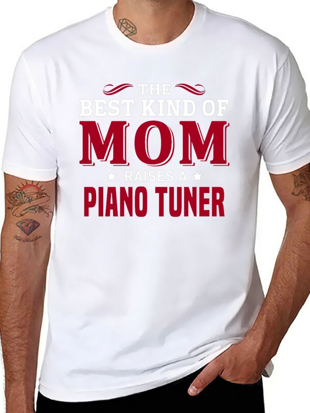 Best Kind of Mom Piano Tuner T-Shirt product image 7