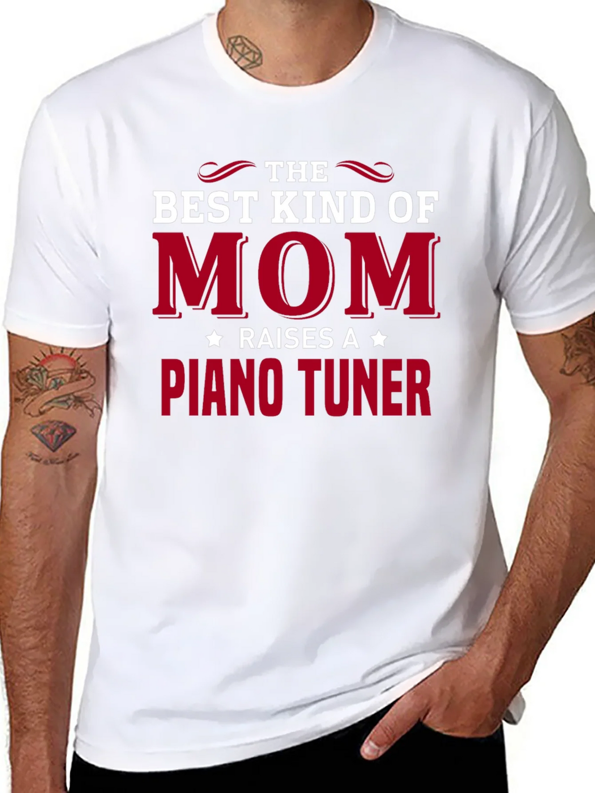 Best Kind of Mom Piano Tuner T-Shirt product image 7