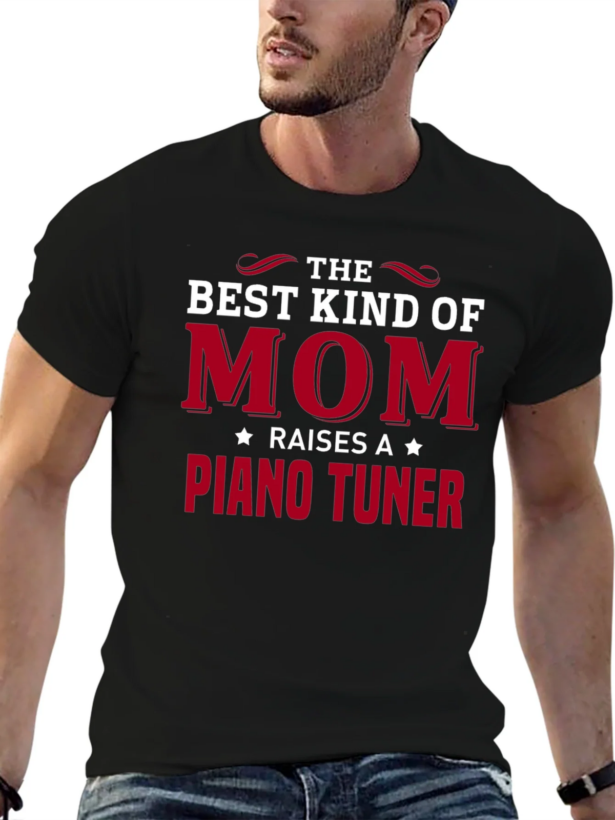 Best Kind of Mom Piano Tuner T-Shirt product image 6