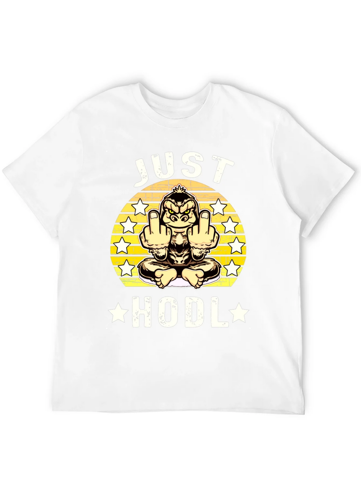 Just Hodl Black Graphic T-Shirt product image 11