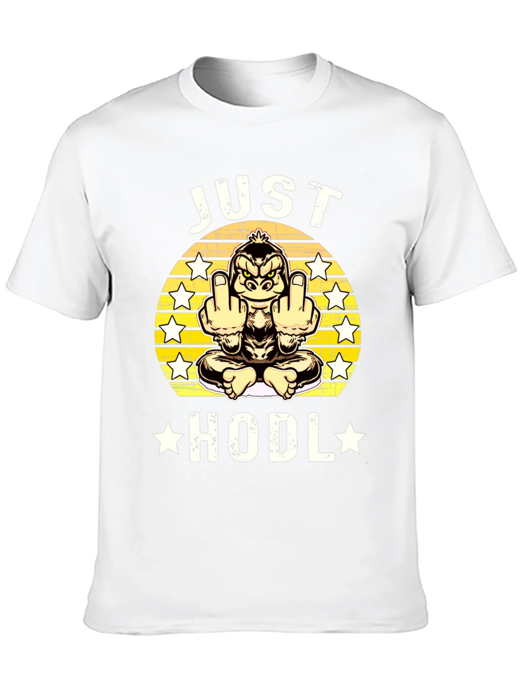 Just Hodl Black Graphic T-Shirt product image 9