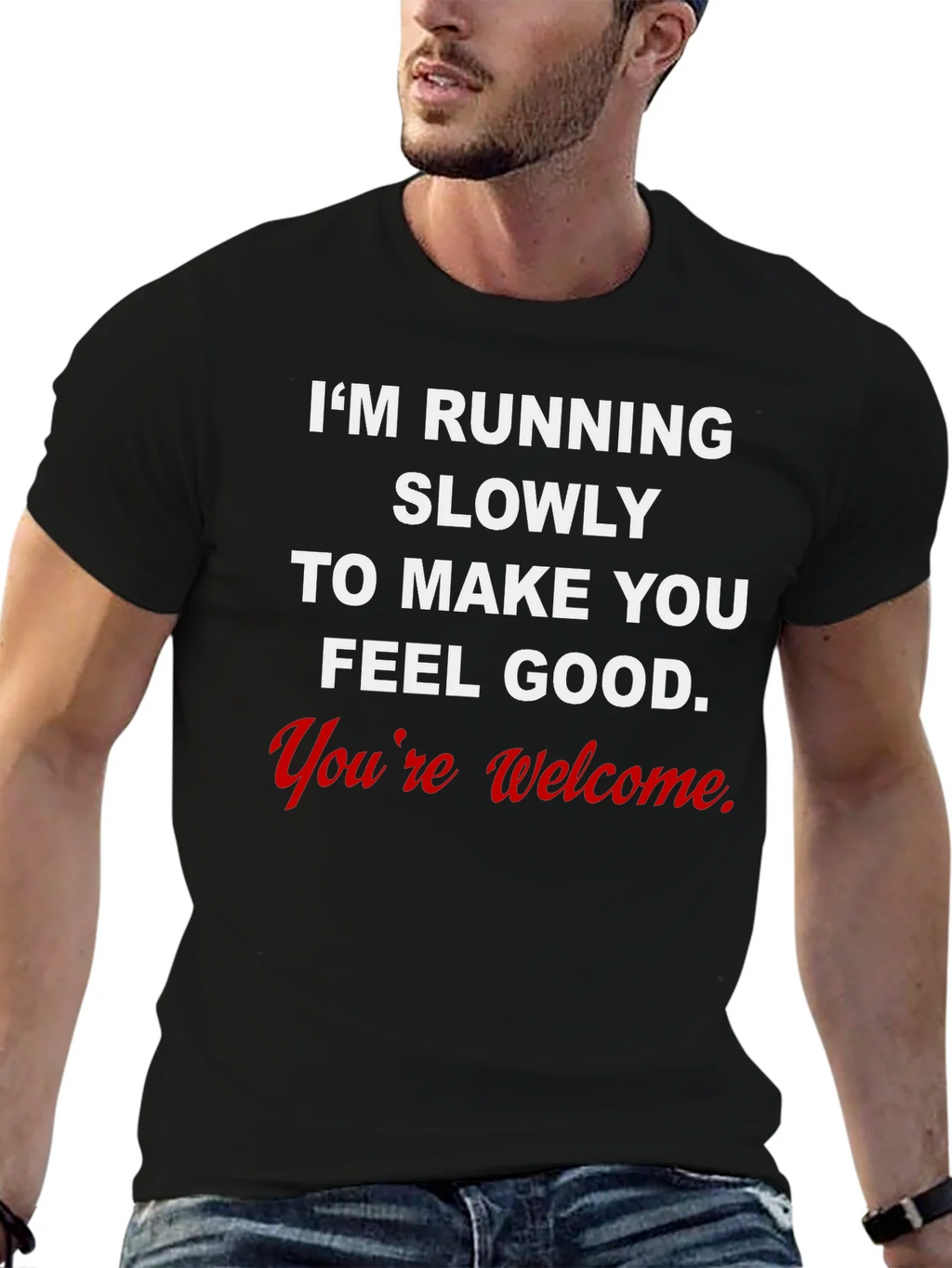 Funny Running Slogan Tee product image 6