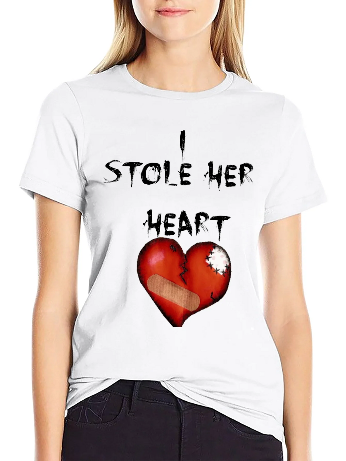 I Stole Her Heart Graphic T-Shirt product image 8