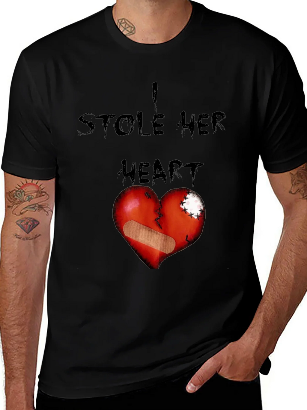 I Stole Her Heart Graphic T-Shirt product image 1