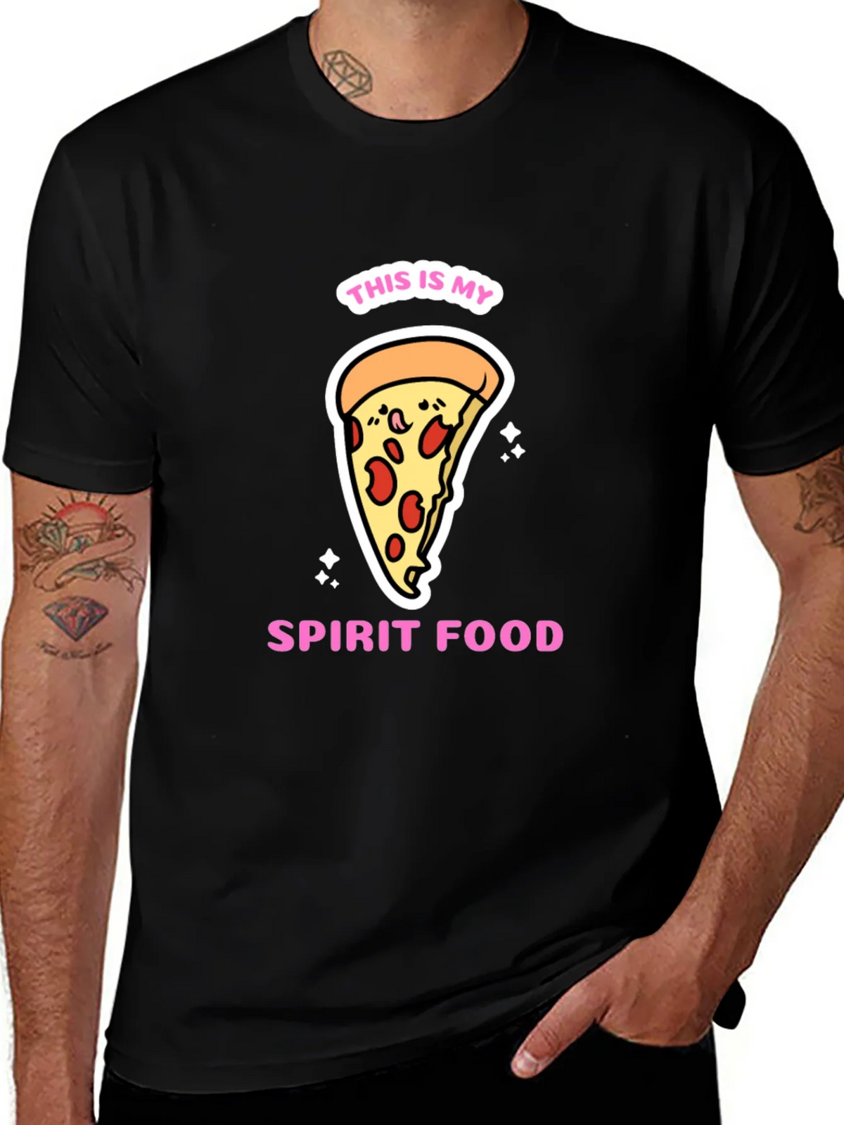 Pizza Spirit Food Graphic Tee - Comfort & Style product image 1