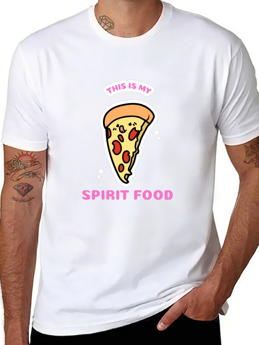 Pizza Spirit Food Graphic Tee - Comfort & Style product image 7