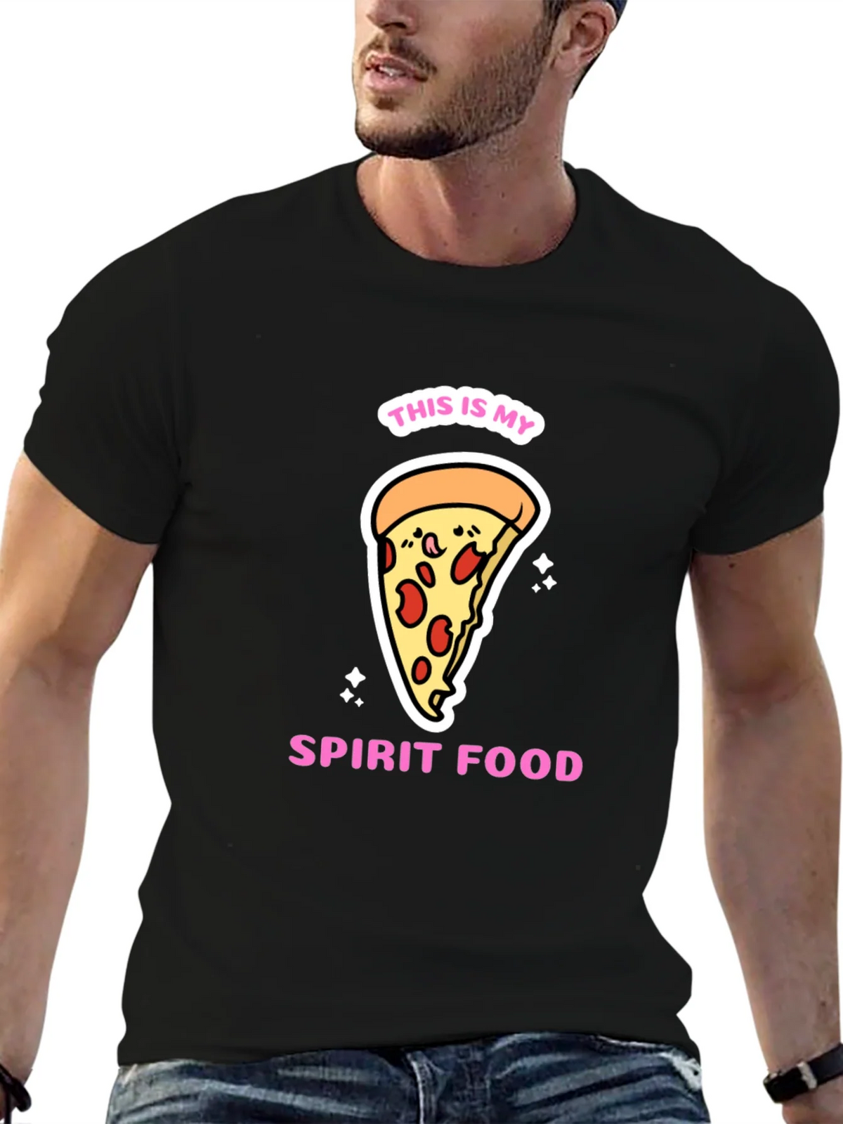 Pizza Spirit Food Graphic Tee - Comfort & Style product image 6