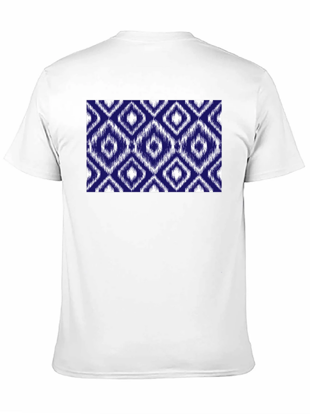 Stylish Black Tee with Blue Diamond Pattern product image 10