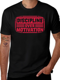 Discipline Over Motivation Graphic Tee product image 1
