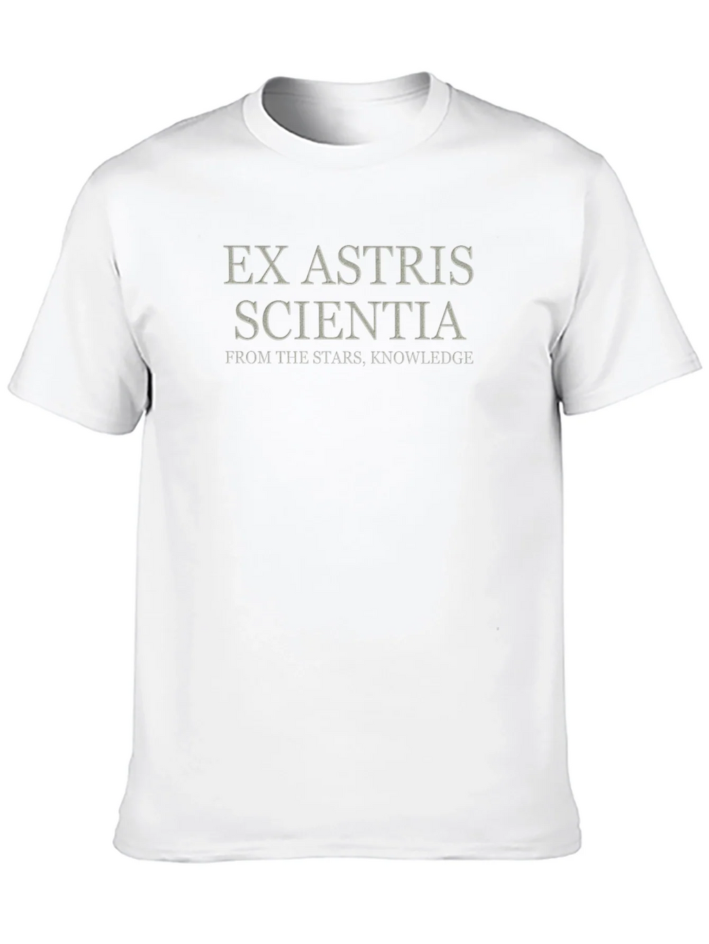 Ex Astris Scientia Black Graphic T-Shirt product image 9