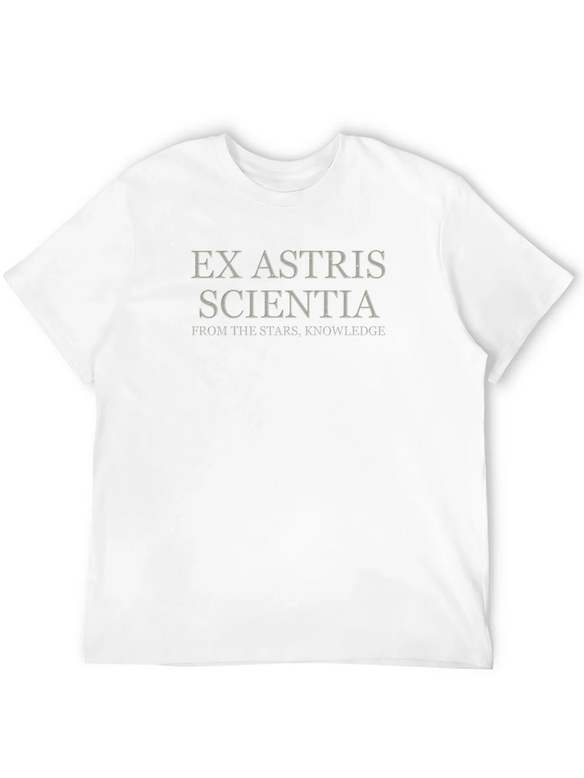 Ex Astris Scientia Black Graphic T-Shirt product image 11
