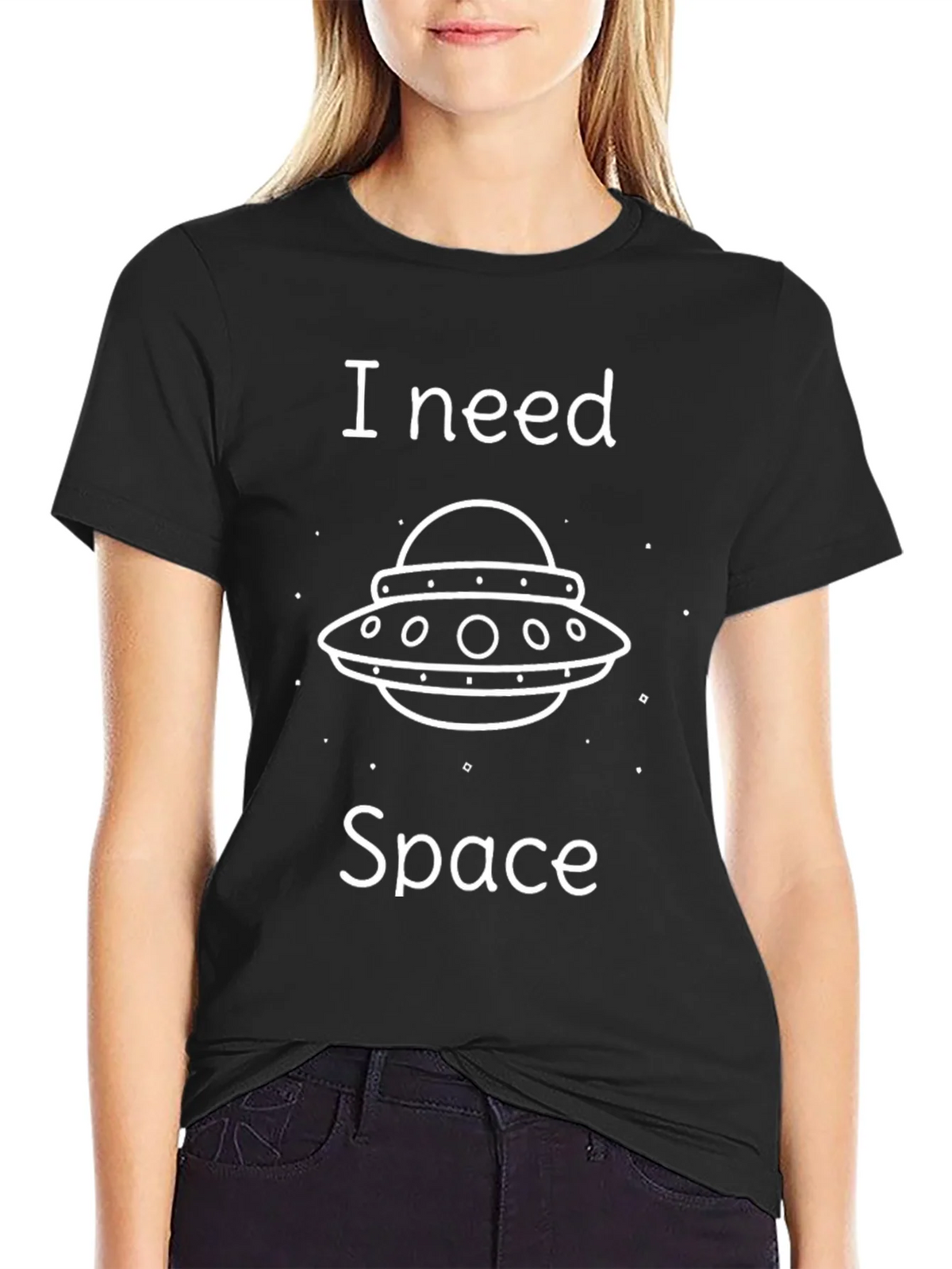I Need Space UFO Graphic T-Shirt product image 2