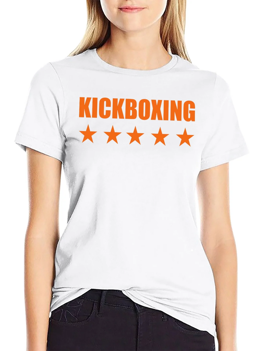 Kickboxing Star T-Shirt - Black Cotton Tee product image 8
