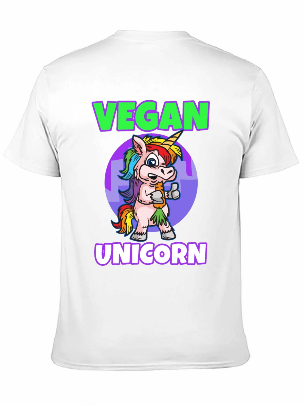 Vegan Unicorn Graphic T-Shirt - Mens Black Tee product image 10