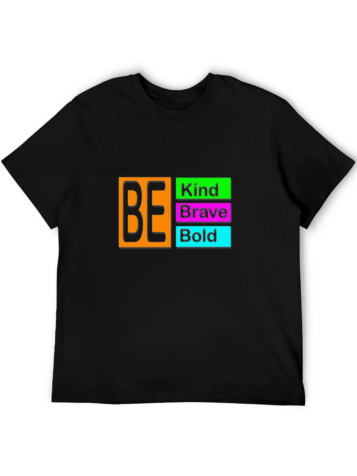 Be Kind Brave Bold Black T-Shirt product image 5