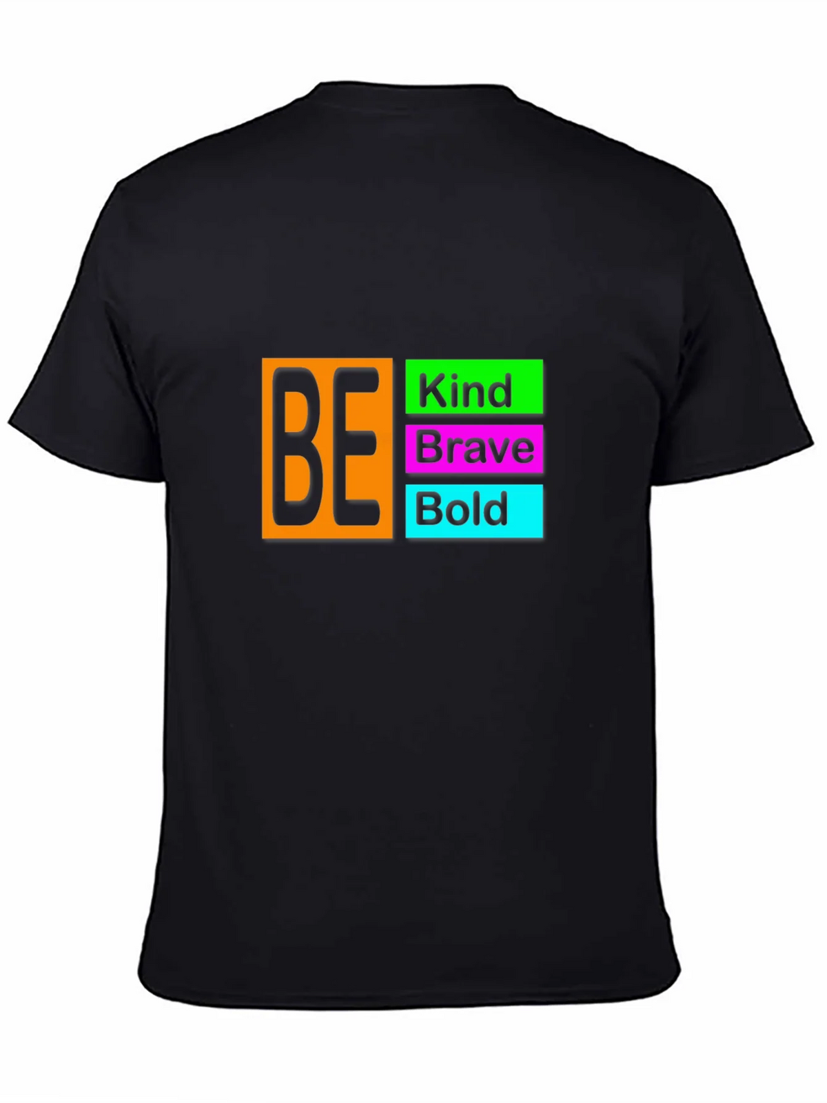 Be Kind Brave Bold Black T-Shirt product image 4