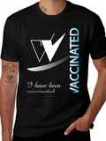 I Have Been Vaccinated Black T-Shirt product image 1