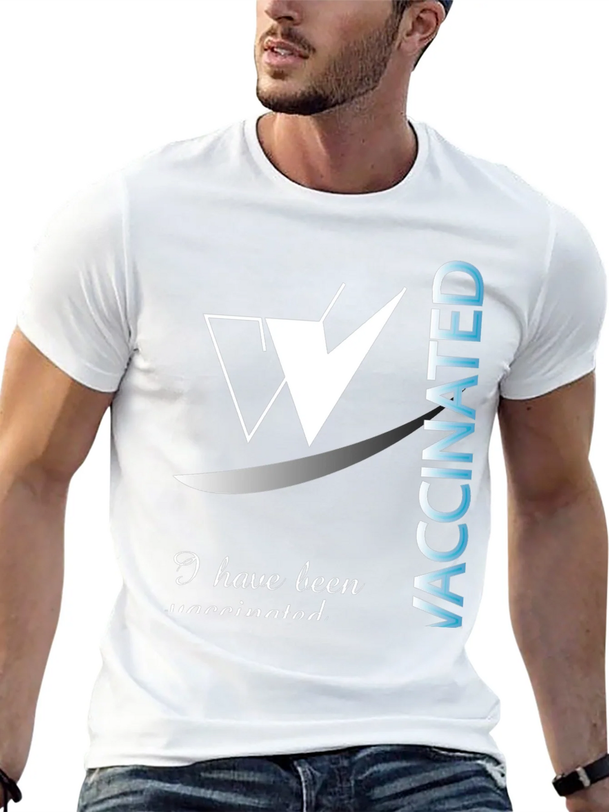 I Have Been Vaccinated Black T-Shirt product image 12