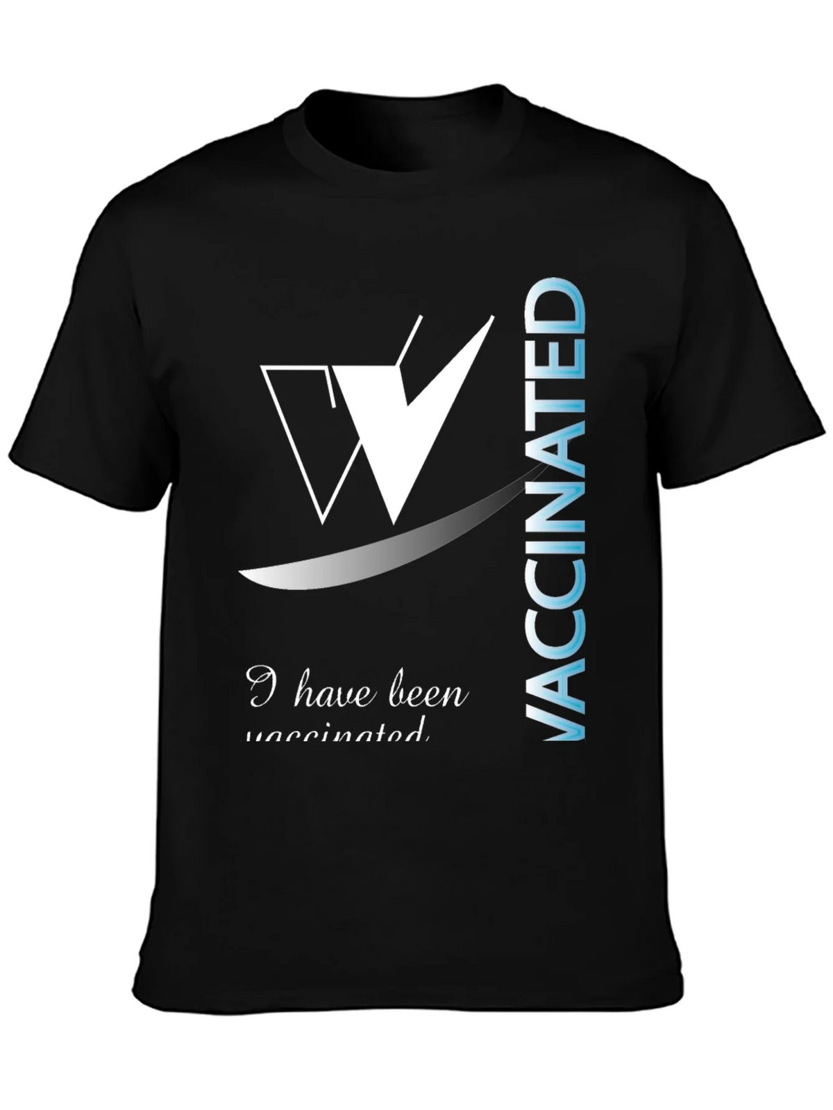 I Have Been Vaccinated Black T-Shirt product image 3
