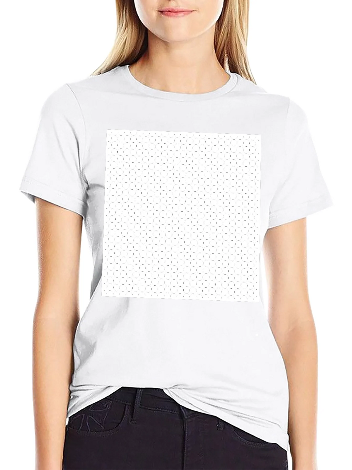 Black Crew Neck T-Shirt with Graphic product image 8