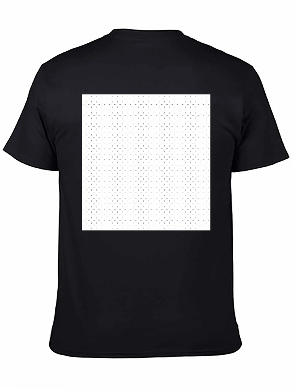Black Crew Neck T-Shirt with Graphic product image 4