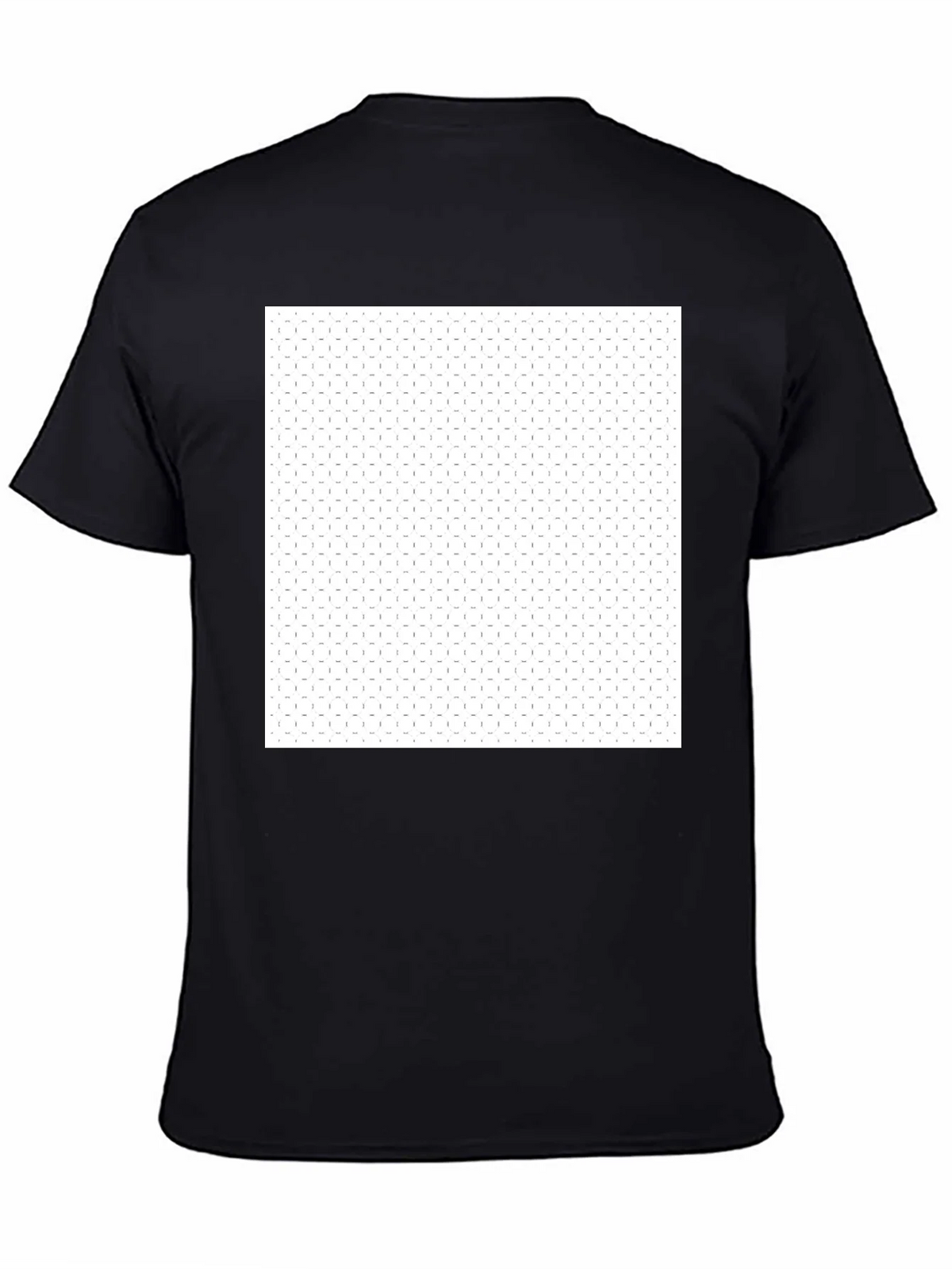 Black Crew Neck T-Shirt with Graphic product image 4