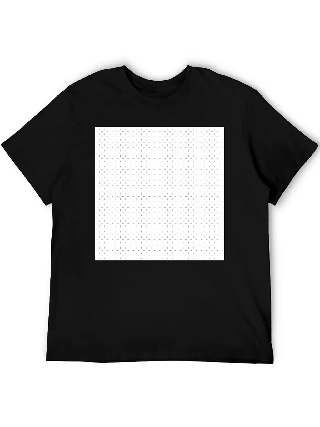 Black Crew Neck T-Shirt with Graphic product image 5