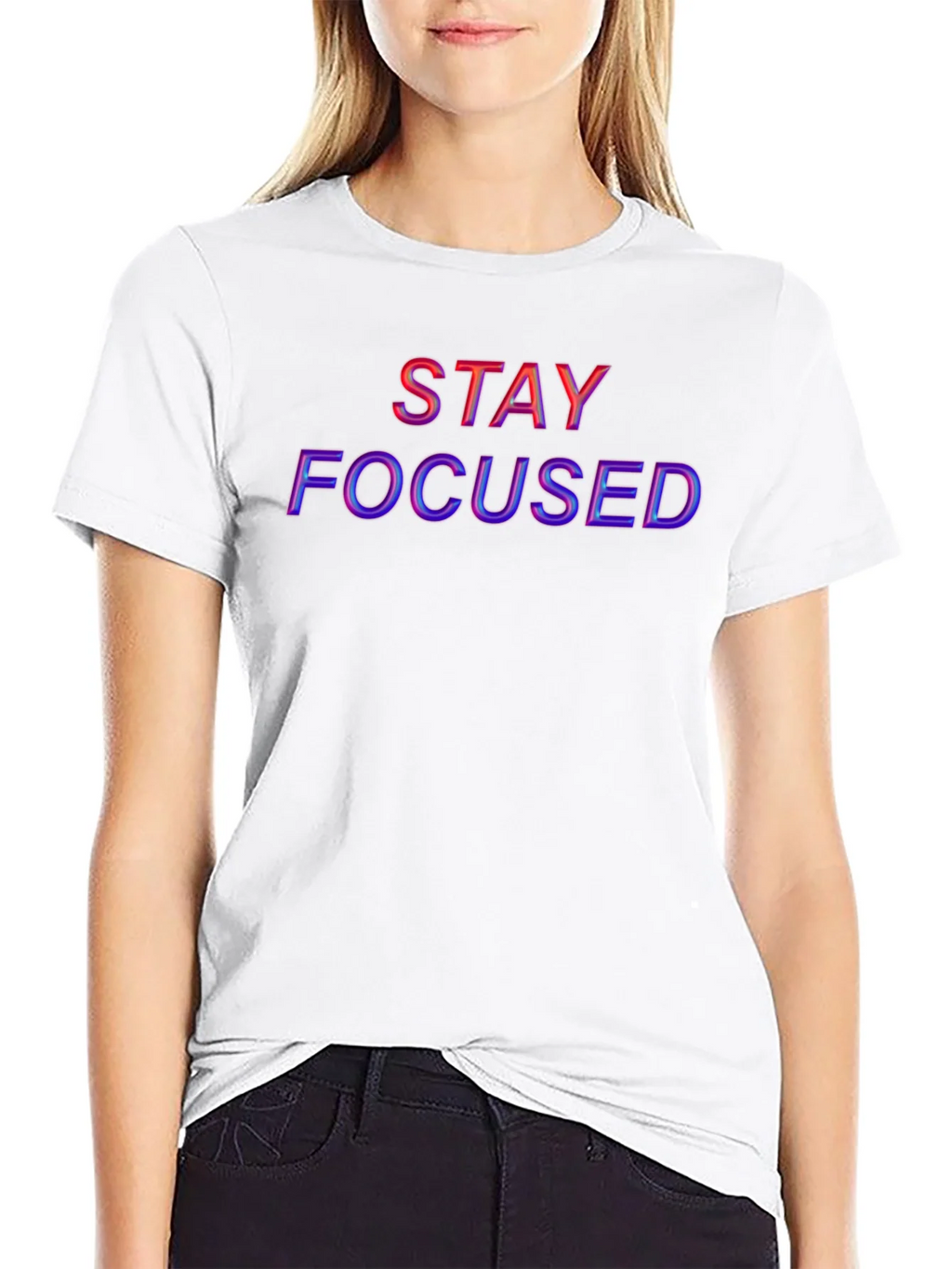 Stay Focused Graphic T-Shirt - Motivational Tee product image 8