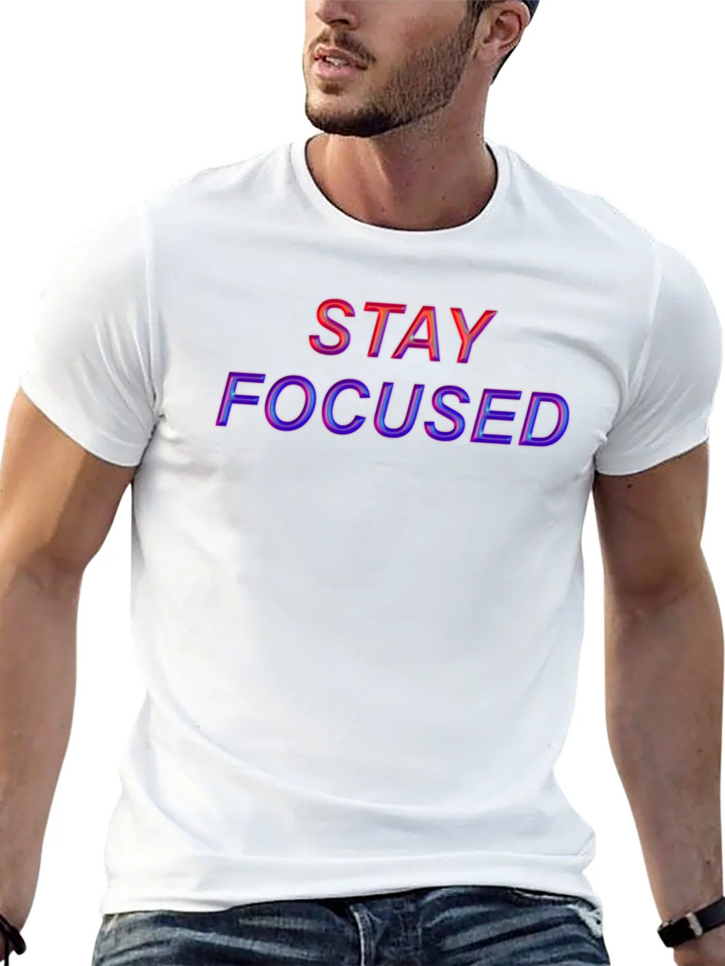 Stay Focused Graphic T-Shirt - Motivational Tee product image 12